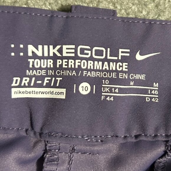 Nike Golf Tour Performance DRI-FIT Purple Pants Women's Size 10 - Picture 9 of 10